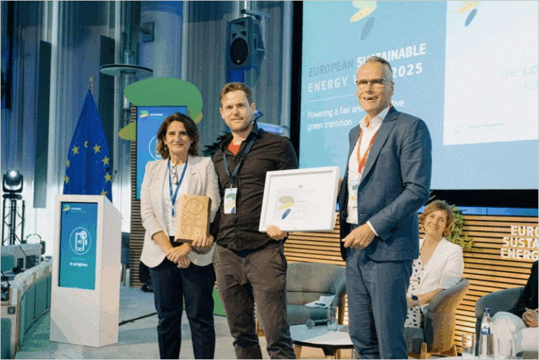 Otterbeek lidera los Premios Europeos de Energía Sostenible 2025 con su proyecto de energía comunitaria