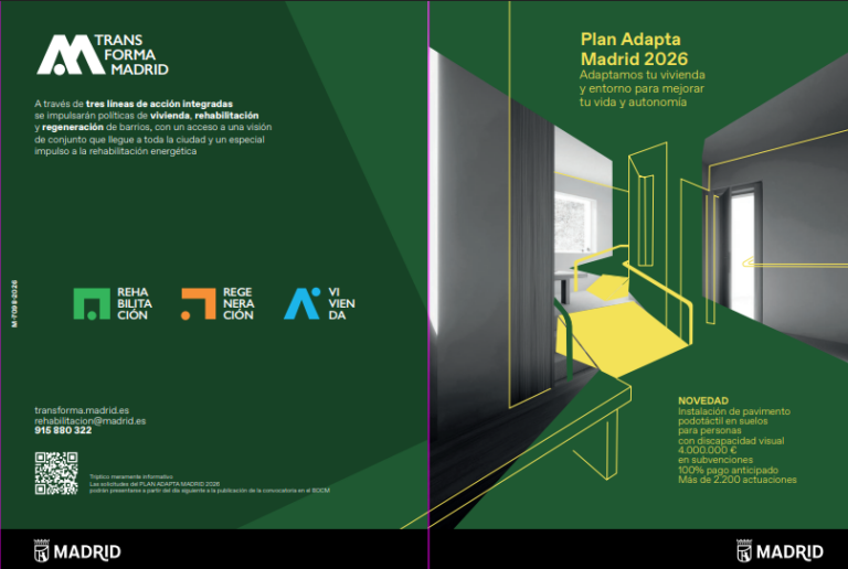 ¿Sabías que el Plan Adapta Madrid 2026 también subvenciona intervenciones en edificios plurifamiliares?