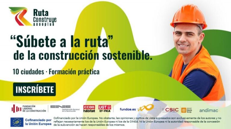 La Ruta Construye 2030plus recorrerá diez ciudades españolas para acercar la formación en eficiencia energética al sector de la construcción