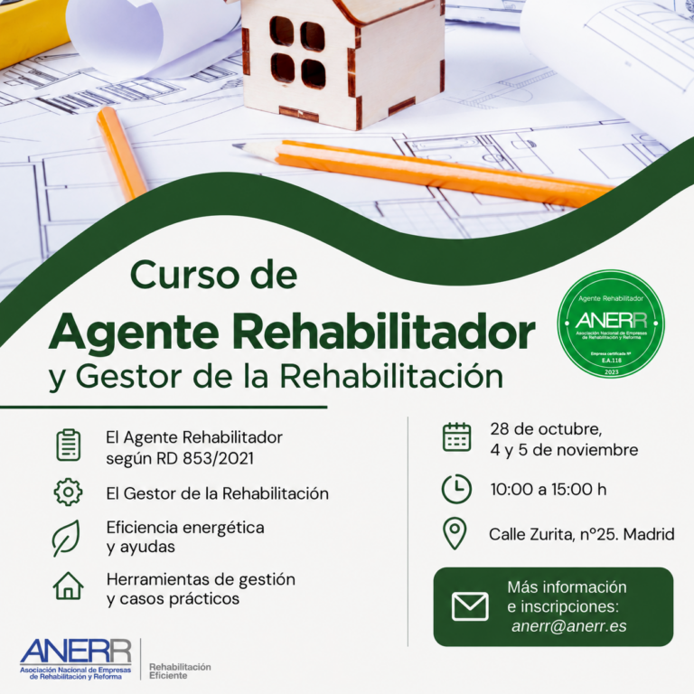 Nueva edición del Curso de Agente Rehabilitador y Gestor de la Rehabilitación de ANERR